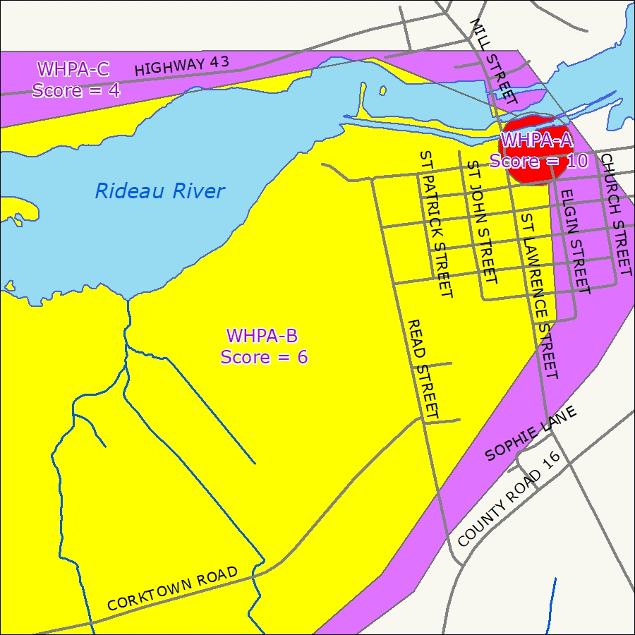 merrickville wellhead protection map